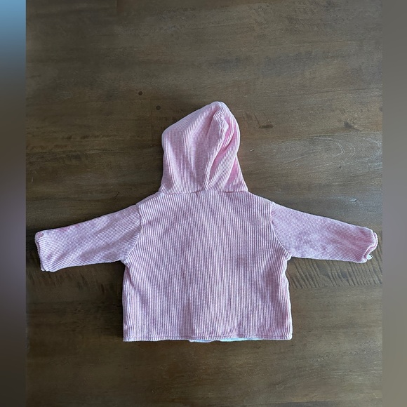 Babycottons Girl Mini Safari Waffle Cardigan and Joggers Set. 9 Month. - Picture 5 of 8